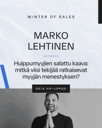 Winter of Sales some keynote Lehtinen (h1350) B